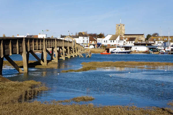 Shoreham-By-Sea, West Sussex/Uk - 1 lutego: Widok Shoreham- — Zdjęcie stockowe