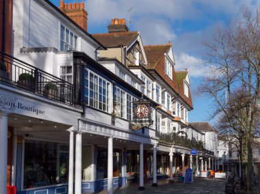 Tunbridge Wells, Kent/Uk - 5 Ocak: R Pantiles görünümünü
