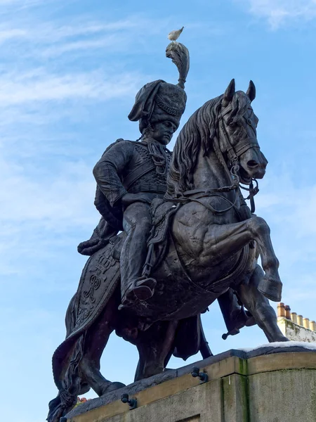 达勒姆, 县达勒姆/英国-1月19日: 伦敦勋爵雕像 — 图库照片