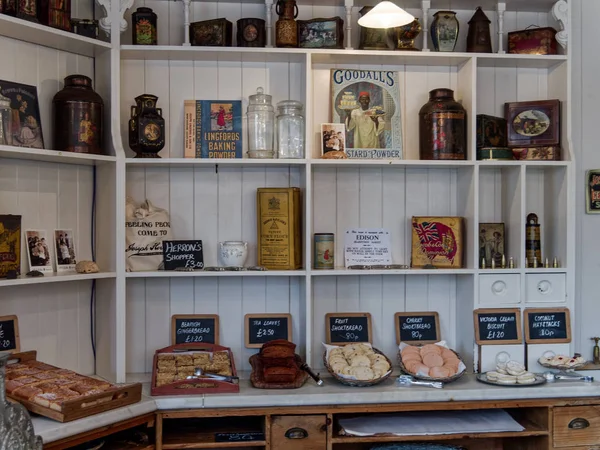 STANLEY, COUNTY DURHAM / UK - 20 DE ENERO: Dentro de una antigua panadería — Foto de Stock