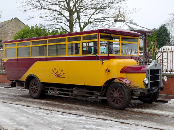 STANLEY, COUNTY DURHAM / Royaume-Uni - 20 JANVIER : Vieux bus au nord de — Photo