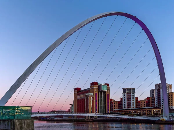 GATESHEAD, TYNE AND WEAR/UK - JANUARY 20 : View of the Millenniu — Stock Photo, Image