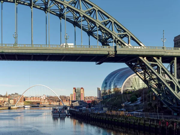 NEWCASTLE UPON TYNE, TYNE AND WEAR / UK - JANEIRO 20: Vista do — Fotografia de Stock