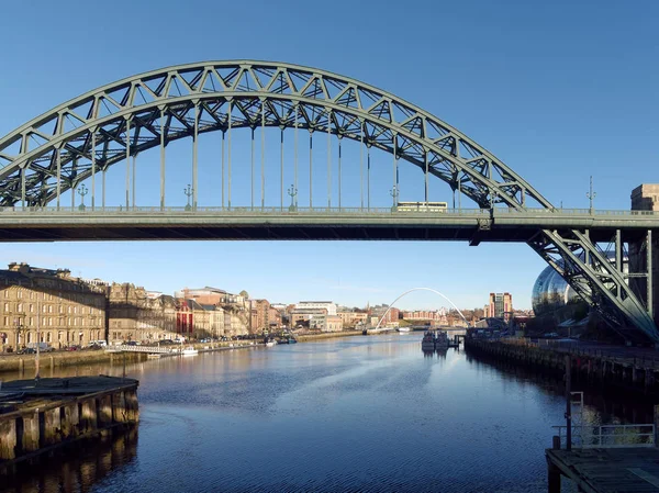 NEWCASTLE UPON TYNE, TYNE AND WEAR / UK - JANEIRO 20: Vista do — Fotografia de Stock