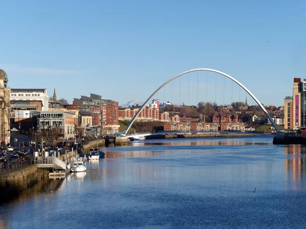 GATESHEAD, TYNE AND WEAR / UK - JANEIRO 20: Vista do Millenniu — Fotografia de Stock