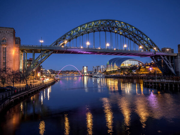 NEWCASTLE UPON TYNE, TYNE AND WEAR/UK - JANUARY 20 : View of the