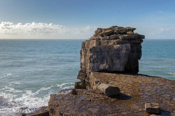 Dorset 'teki Jurasik Kıyı Çizgisi Görünümü — Stok fotoğraf