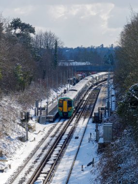 East Grinstead, West Sussex'deki / / Uk - 27 Şubat: Doğu Gri tren