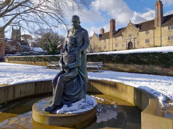 East Grinstead, West Sussex/Uk - 27 februari: Mcindoe Memorial — Stockfoto