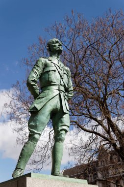 Londra/İngiltere'de - 21 Mart: Ian Christian Smuts Londra o heykeli