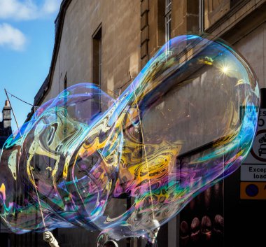 Bath, Somerset / Uk - 2 Ekim: Bubblemaker sihrini konuşturuyor