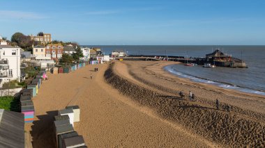 Broadstairs, Kent / Uk - 29 Ocak: Broadstairs plajı
