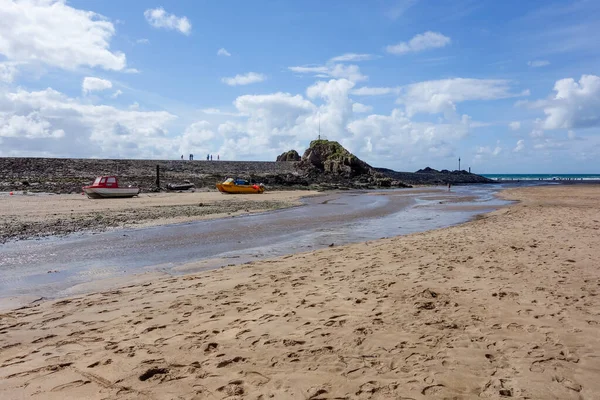 Bude Cornwall August View Beach Bude Cornwall August 2013 Unidentified — Stockfoto