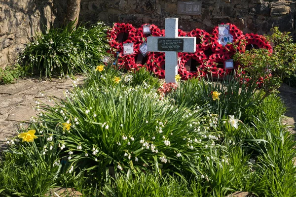 Ashdown Forest East Sussex March View Airman Grave Ashdown Forest — Stock Photo, Image