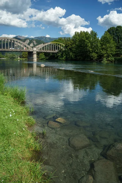 Bridge River Adda Brivio Lombardy Italy — Stock Photo, Image