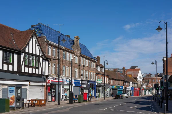 East Grinstead West Sussex May Shops Closed Because Lockdown Due — стоковое фото