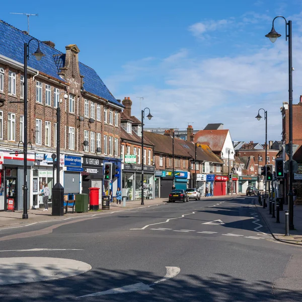 East Grinstead West Sussex May Shops Closed Because Lockdown Due — Stock Photo, Image