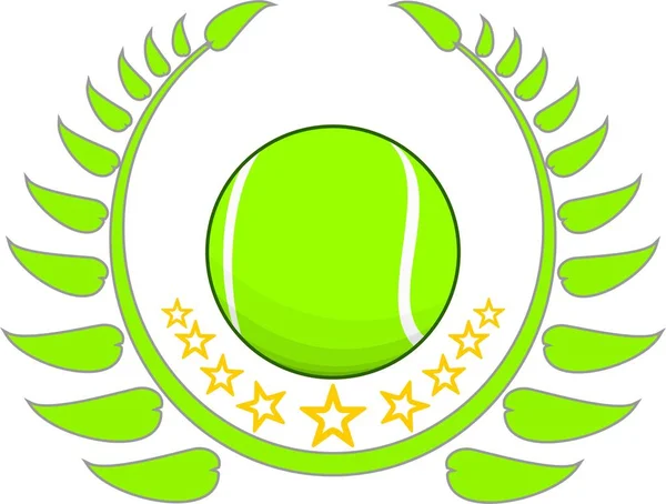 Number one in tennis — Stock Vector