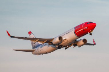 Norveç Hava olan yakındaki Boeing 737-800 