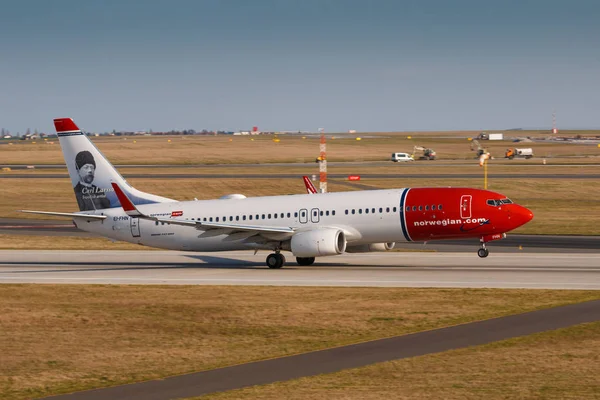 Navetta aerea norvegese Boeing 737-800 — Foto Stock