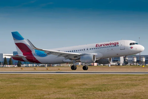 空客 A320 的 Eurowings — 图库照片