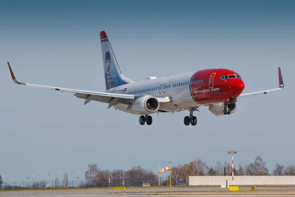 Norwegian Air Shuttle Boeing 737-800 — Fotografia de Stock