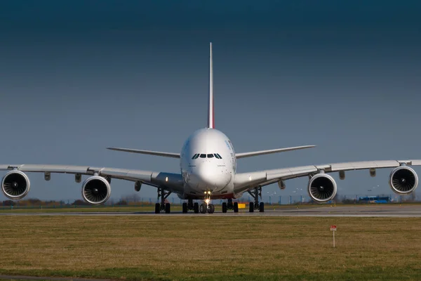 Airbus A380 di Emirates — Foto Stock