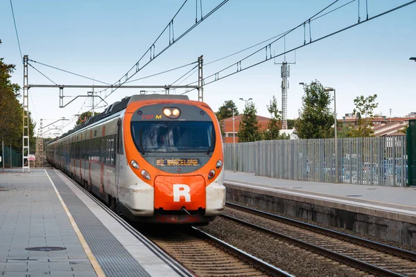 Tren a BArcelona — Foto de Stock