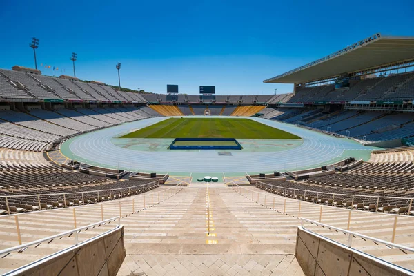 Olympiastadion i barcelona — Stockfoto