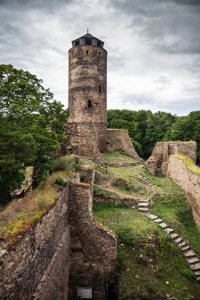 A Hasistejn kastély romjai — Stock Fotó