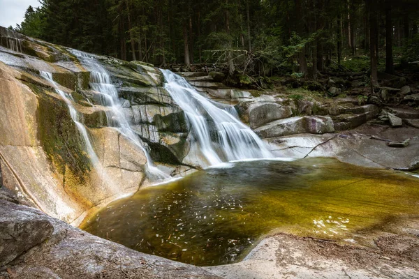 Mumlava waterfall — Stock Photo, Image