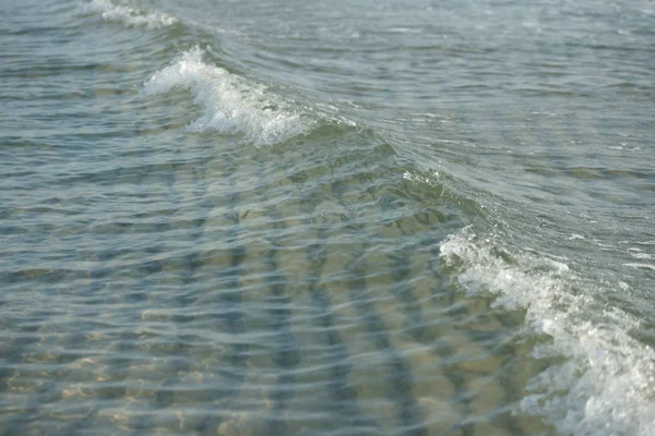 Clear Green Sea Waves Marine Surface Abstract Background — 图库照片