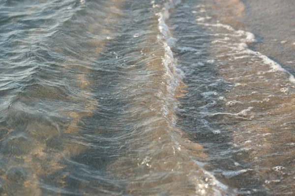 Crystal Clear Sea Water Sea Waves Background — Stock Photo, Image