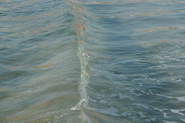 Sea Water Little Swirling Waves Sea Shore — 스톡 사진