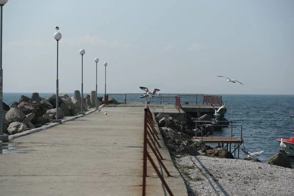 Coast Bulgarian Town Nessebar Black Sea Coast — Stock Photo, Image