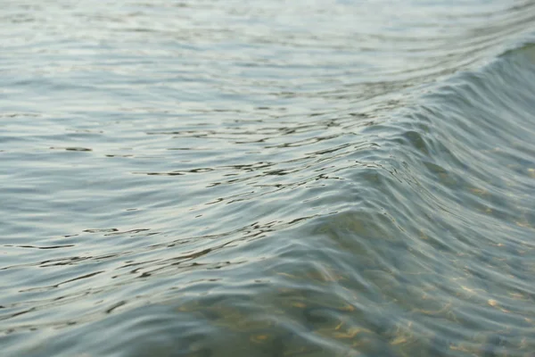 Acqua Mare Cristallina Con Onde Sul Fondo Del Mare — Foto Stock