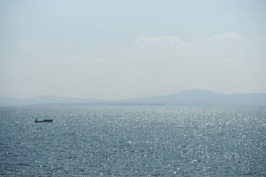 Tekneden deniz manzarası