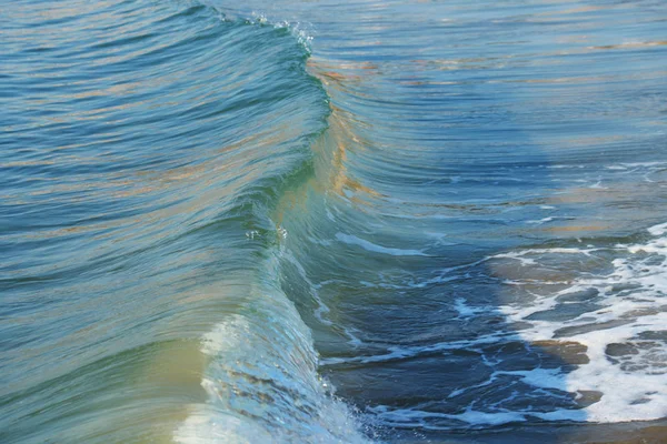 Clear Sea Waves Sunny Shore Landscape — 스톡 사진