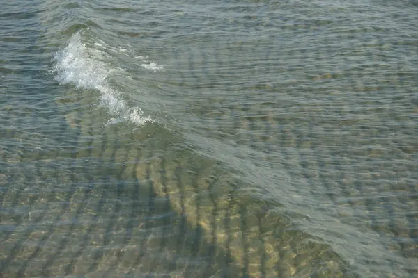 Olas Marinas Sobre Fondo Abstracto Superficie Marina — Foto de Stock