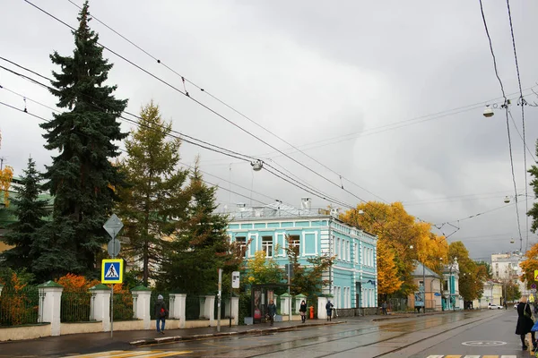 Ρωσία Μόσχα 2020 Δρόμοι Στο Κέντρο Της Πόλης — Φωτογραφία Αρχείου