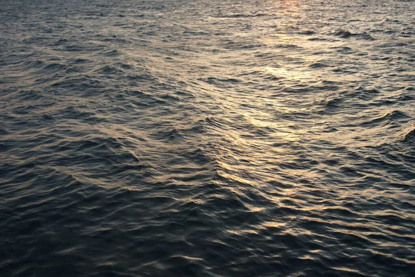 Zonsondergang Een Zwarte Zee — Stockfoto