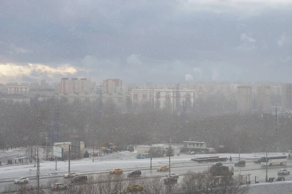 莫斯科大雪 Feval 2020年 俄罗斯 — 图库照片