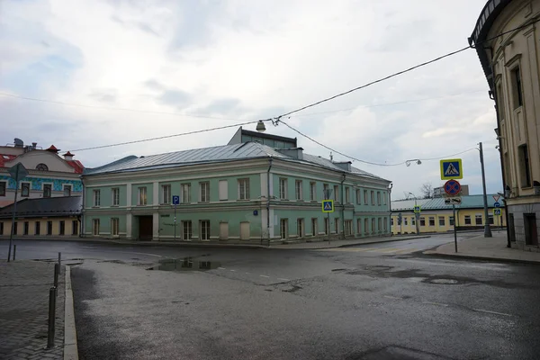 Rusia Moscú 2020 Calles Vacías Centro Ciudad Cuarentena Debida Virus —  Fotos de Stock