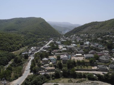 Dağ köyü Khuchni (Rusya, Dağıstan)