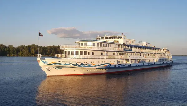 Passenger Ship Volga River Russia — Stock Photo, Image