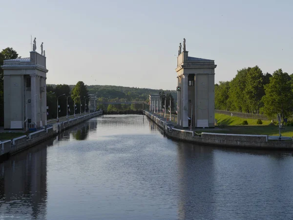 Gateway Moscow Canal Russia — Stock Photo, Image