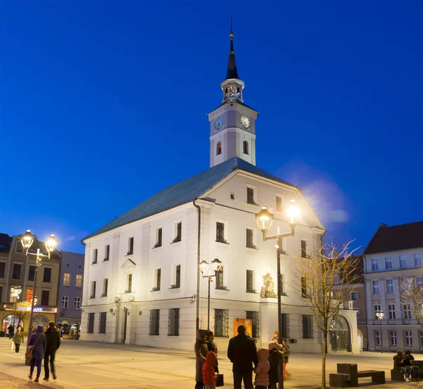 Gliwice / Polonya - 14 Şubat 2016: Merkez Meydanı 'ndaki belediye binası