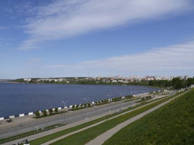 İzhevsk / Rusya - 18 Mayıs 2016: Izh nehri seti