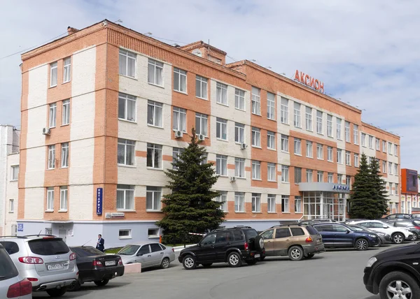 Izhewsk Rosja Maja 2016 Budowa Fabryki Axion Wieloprofilowe Strategiczne Przedsięwzięcie — Zdjęcie stockowe