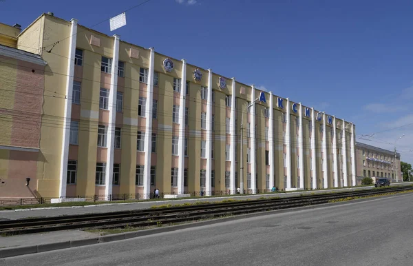 Izhewsk Rosja Maja 2016 Budowa Fabryki Axion Wieloprofilowe Strategiczne Przedsięwzięcie — Zdjęcie stockowe